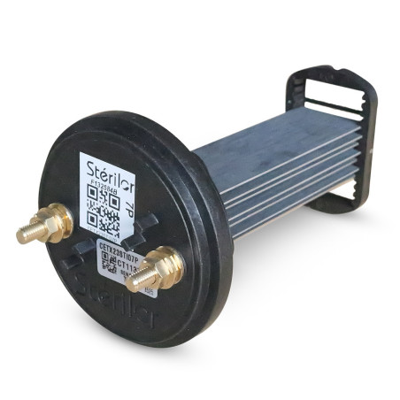 7-plate titanium bipolar electrode